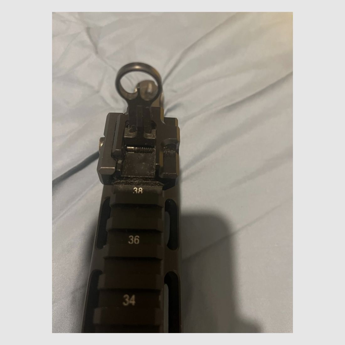 Heckler & Koch MR223 Kimme, Korn!