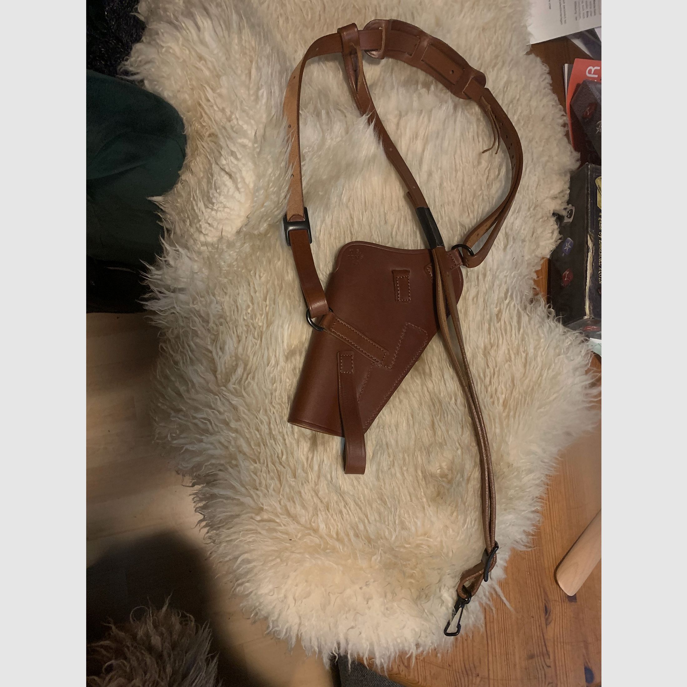 Holster 1911 A1 1911A1 leather US Army reenactment Vietnam Colt shoulder holster leather holster