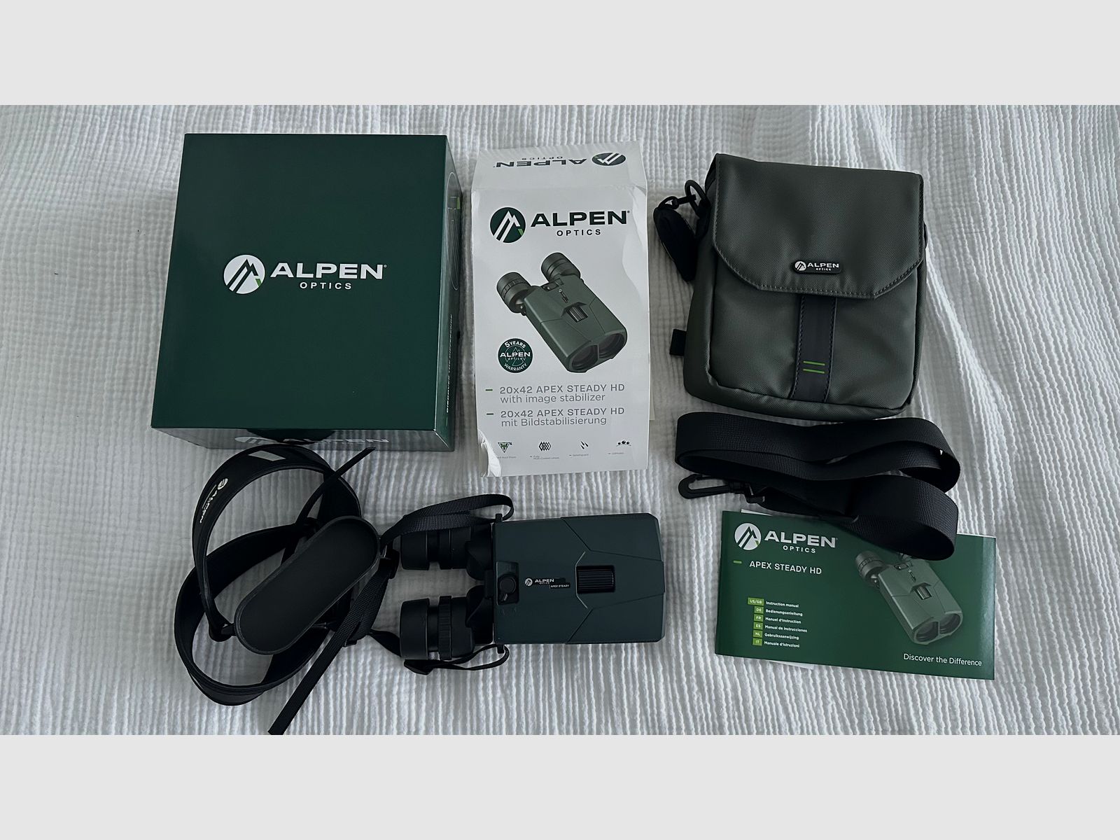 Fernglas ALPEN OPTICS 20x42 / Bresser - 7 Monate alt - Lebenslange GARANTIE