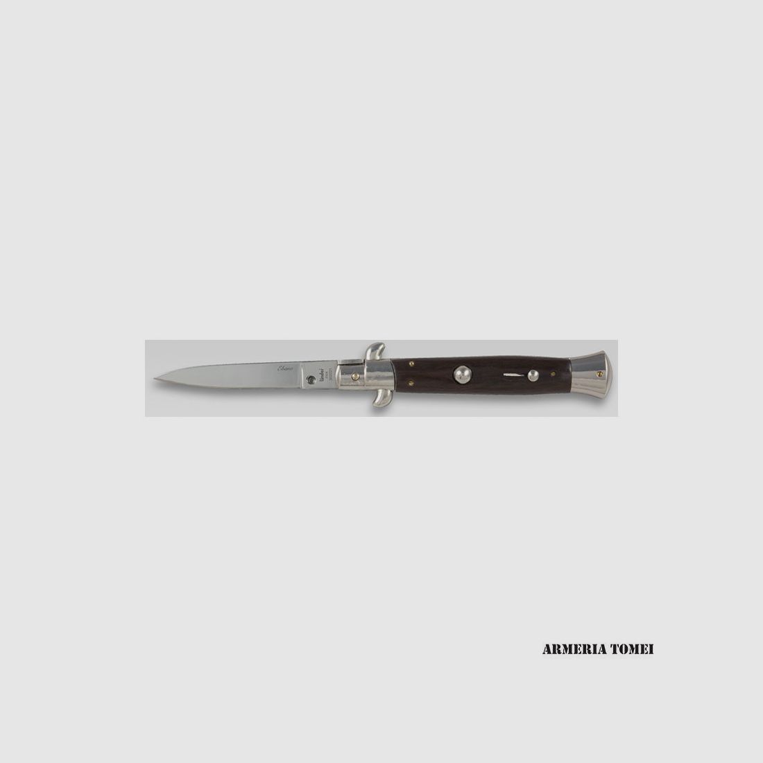 LINDER – COLTELLO A SCATTO MANICO EBANO