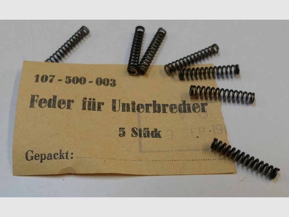 orginal DDR NVA AK 47 Feder für Unterbrecher [ 40 ] unbenutzt, neu für AK47, 7,62x39