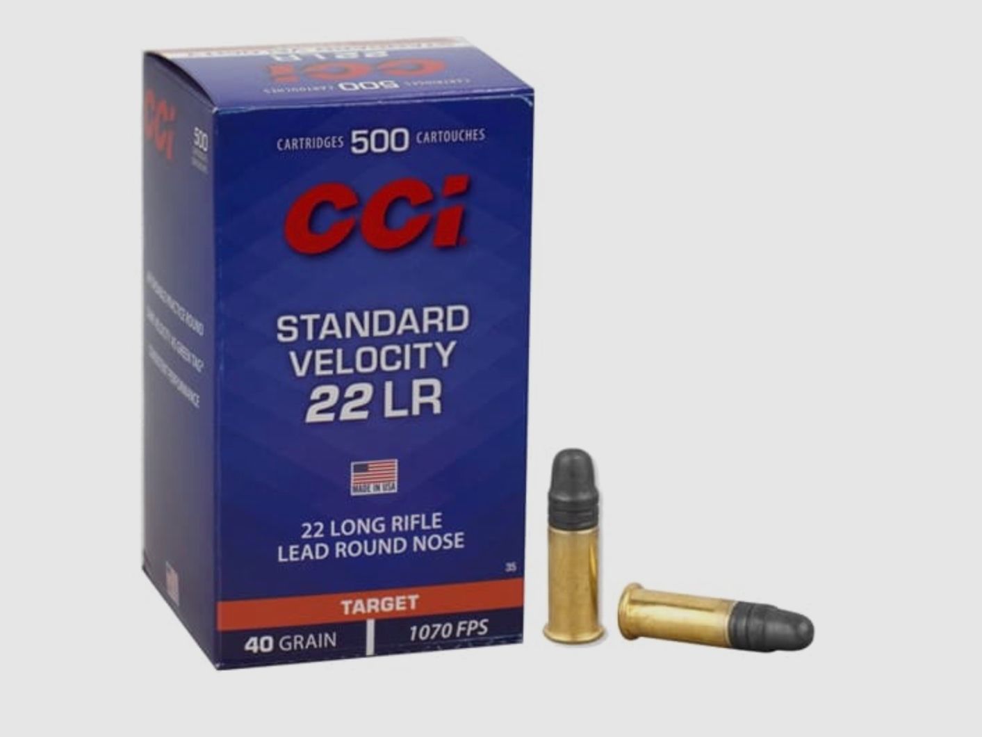 CCI 192737 .22 lfb. Standard Velocity 2,6g 40grs.