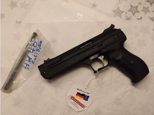 HW40 4,5mm neuwertig mit Wechsellauf 5,5mm jungfräulich