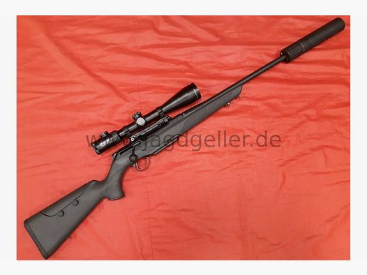 Merkel Helix Alpinist mit Schalldämpfer und DD-Optics 2,5-15x50 Zielfernroh	 8x57JS