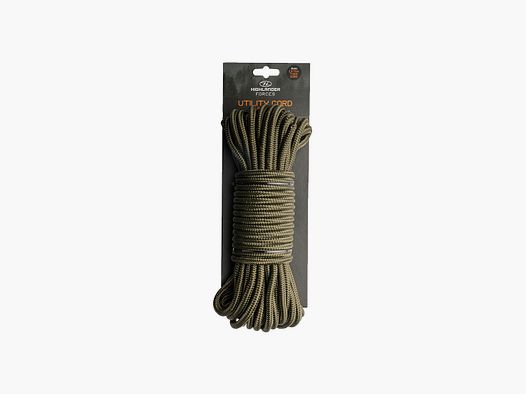 Highlander Forces Allzweckseil 9 mm x 15 m Oliv