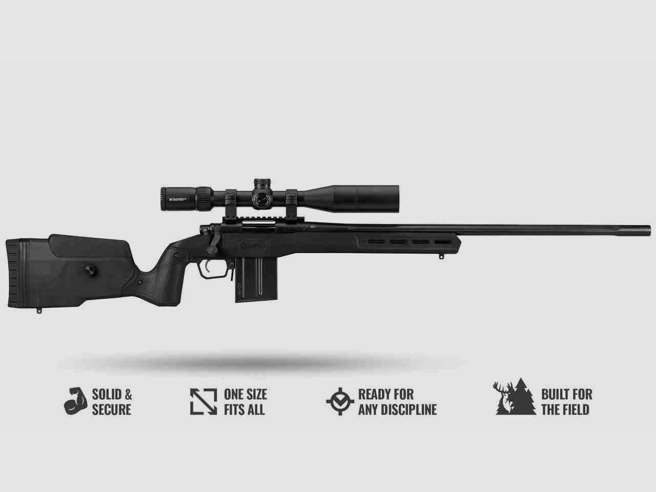 MDT Field Stock – Sort, billede 1 af 7