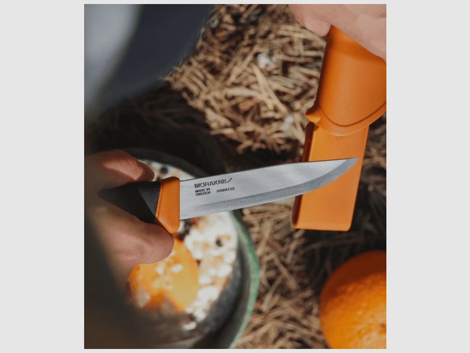 Messer Companion S Orange Leaf 10,4 cm MORAKNIV, Bild 4 von 5