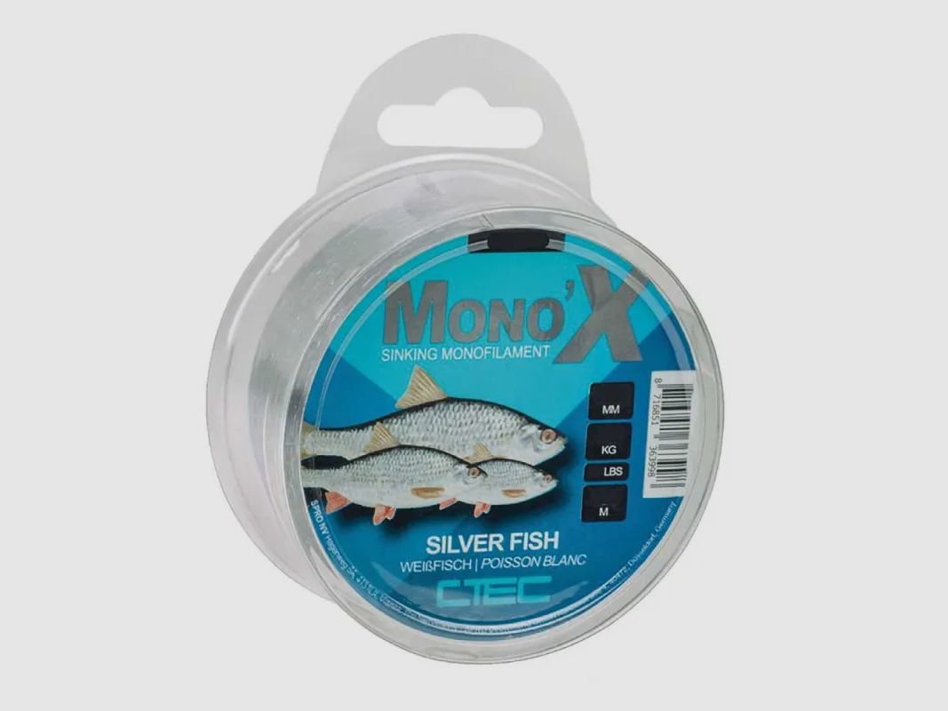 Línea monofilamento Silverfish 0,16 mm 2,5 kg – Discreta y resistente, imagen 1 de 3