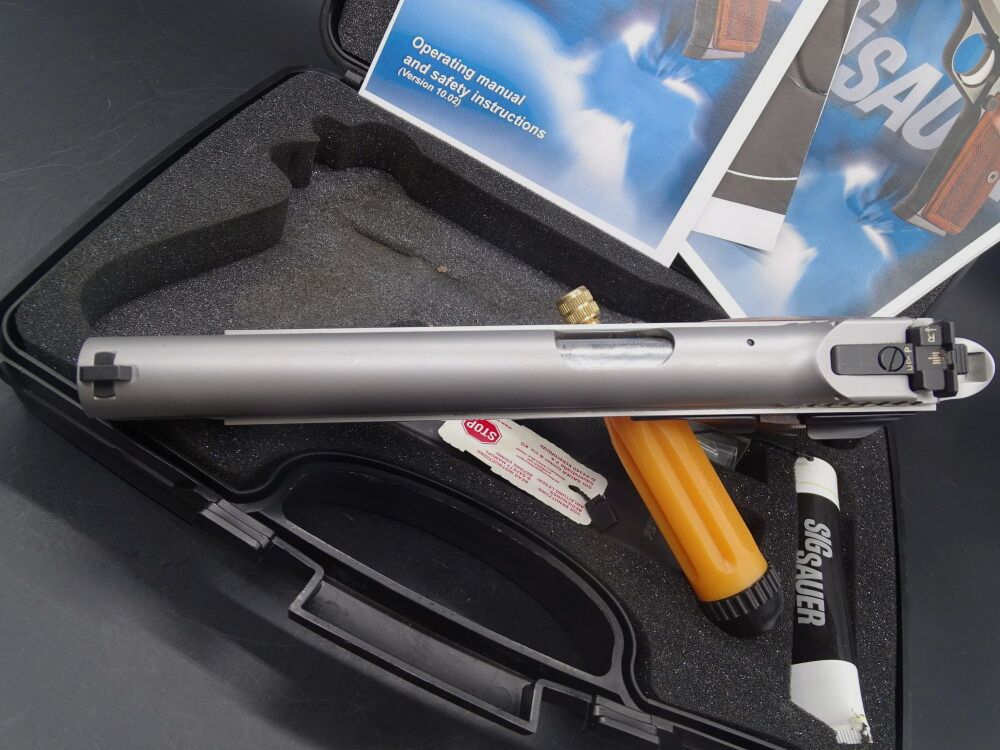 SIG Sauer P210 Super Target Silver 6" Hecho en Alemania P210 Super Target Silver