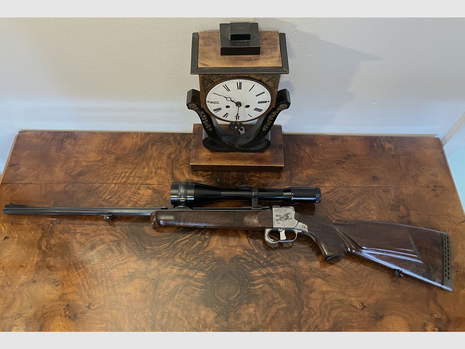 Blockbüchse Heeren 7x75 SEvH mit Zeiss Zielfernrohr und Matrizen