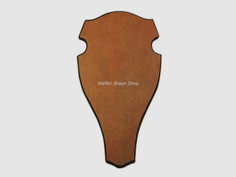 Antler board for red and fallow deer, 45x24 cm, rounded shape, without recess, light