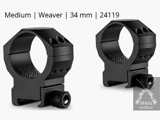 Hawke Tactical Montageringe Weaver 34 mm