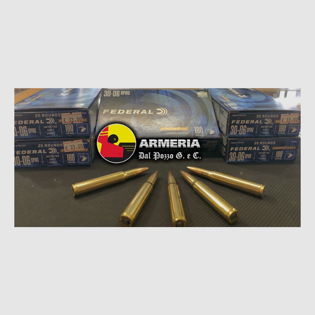 FEDERAL 30-06 180 GR SP
