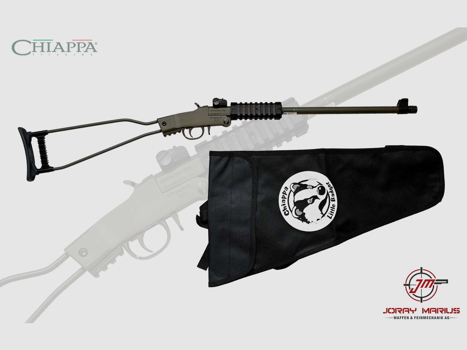 Chiappa Little Badger Kipplaufgewehr .22lr O.D. Green Cerakoted
