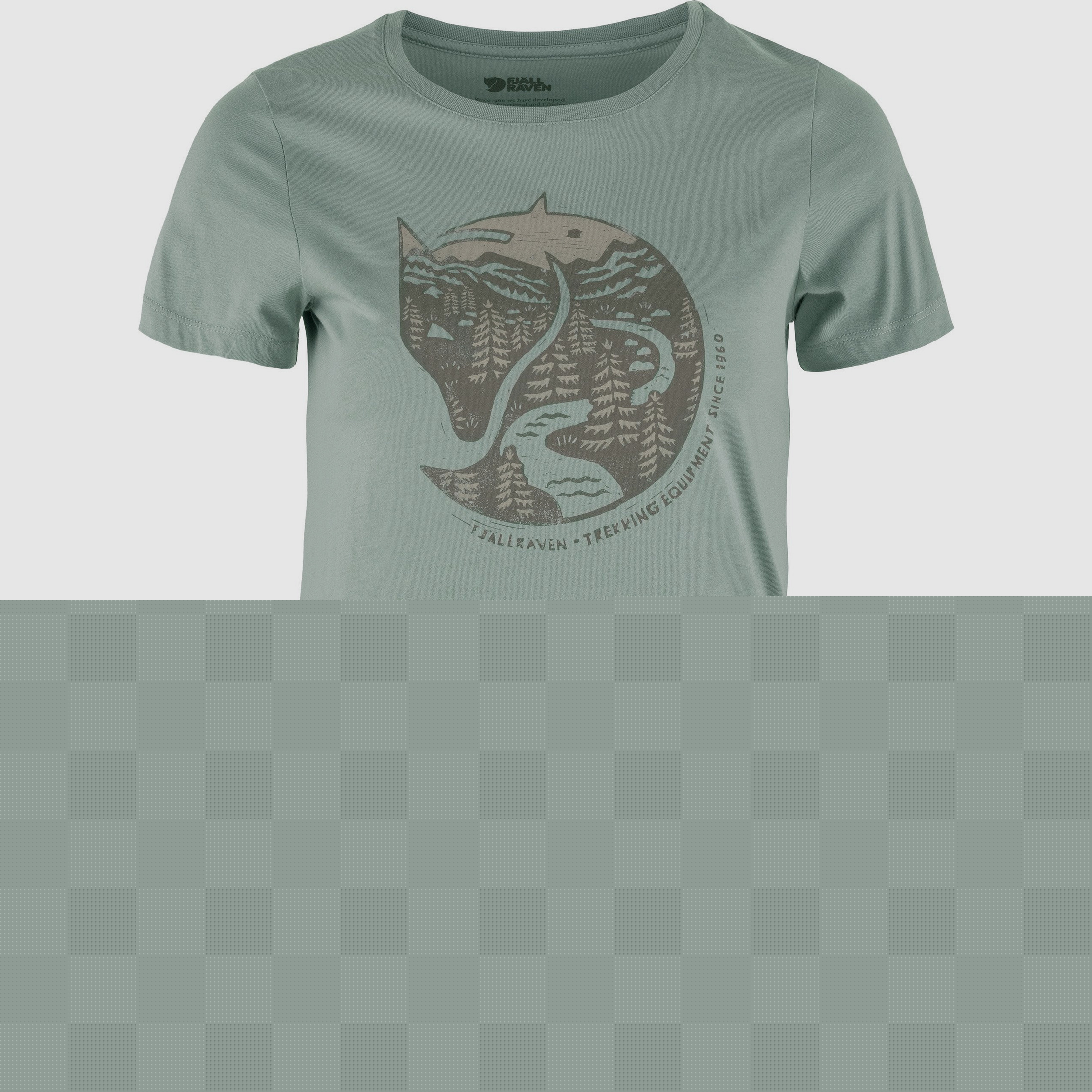 Fjllrven Damen-T-Shirt Arctic Fox Print