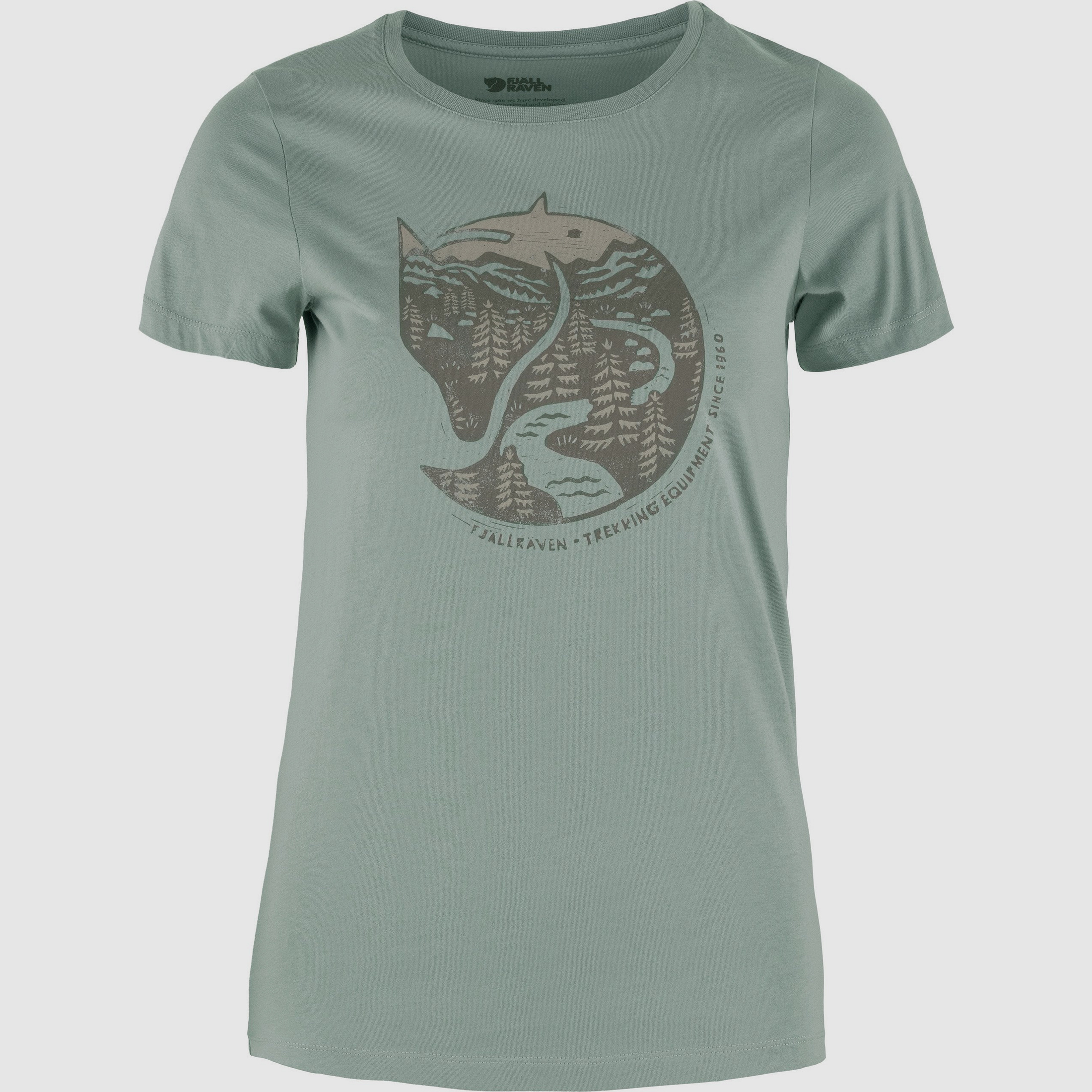 Fjllrven Damen-T-Shirt Arctic Fox Print