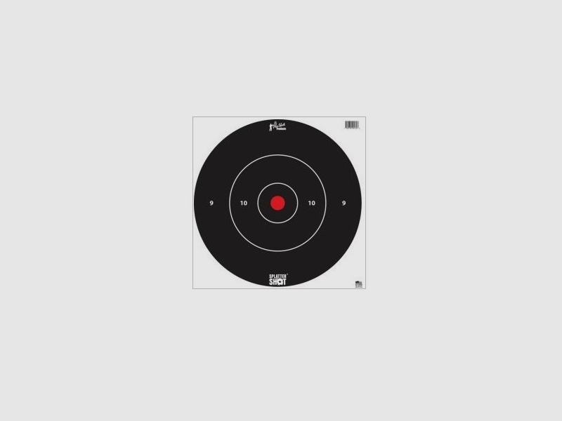 12 Scheiben Bullseye Weiß 30cm