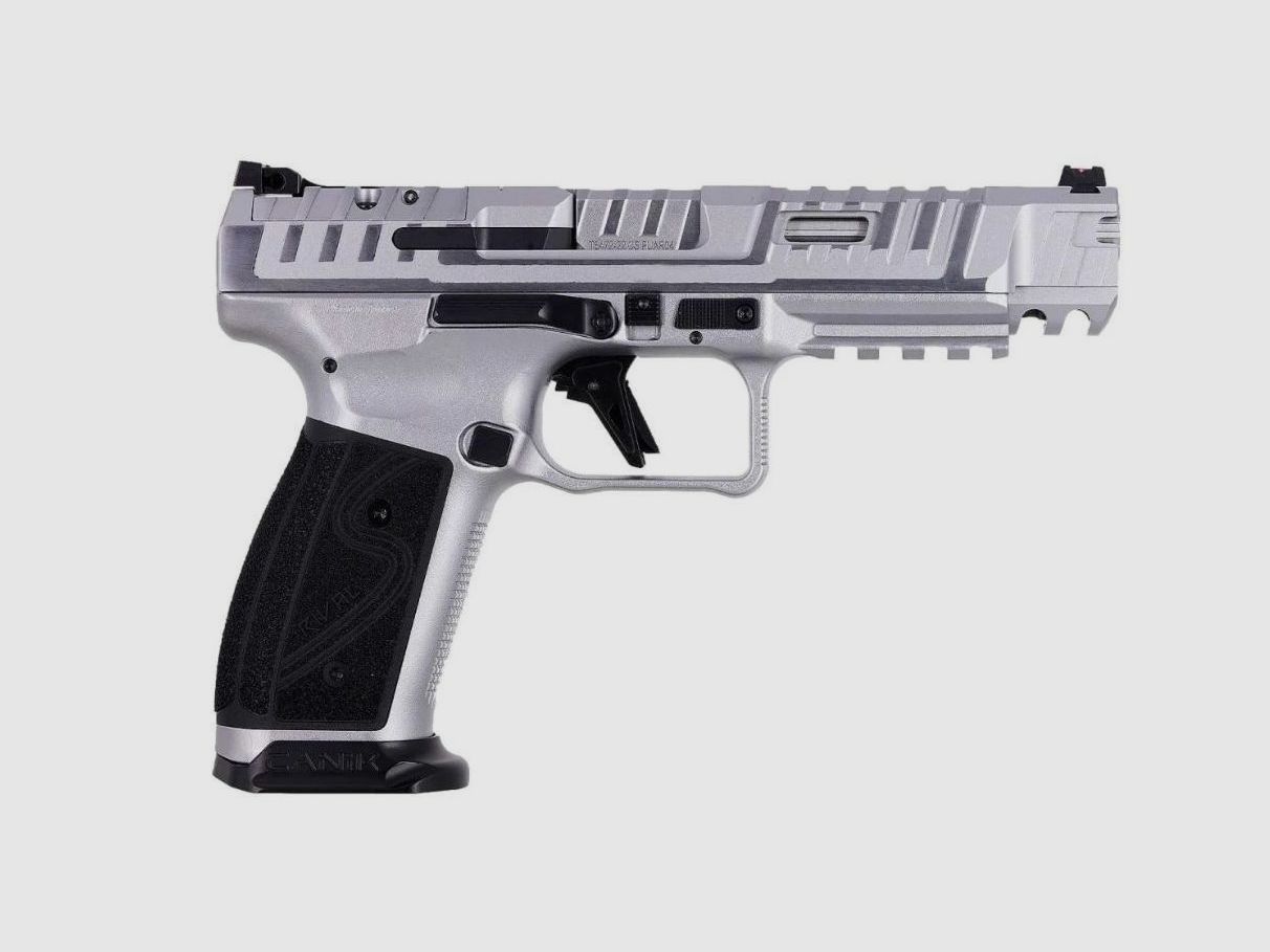 Pistole Canik SFx RIVAL-S, Chrome, 9×19, 18 Schuss, OR, Steelframe, Holster, Bild 2 von 3