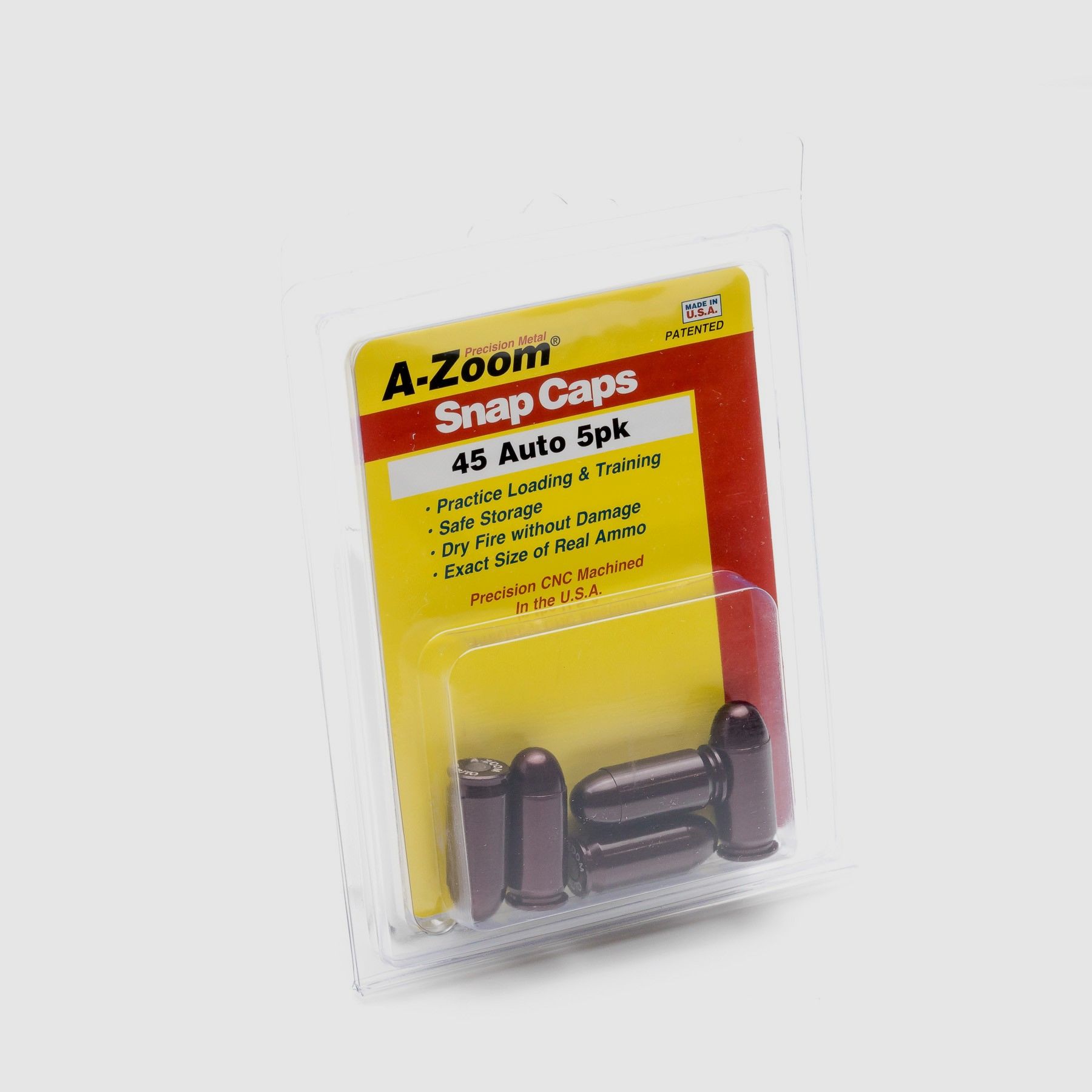 A-ZOOM Pufferpatronen 45 ACP 5Stk. Packung