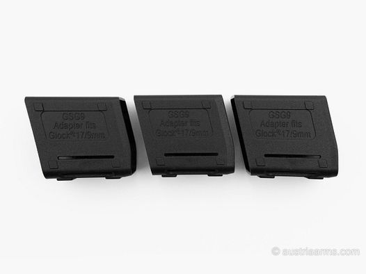GSG-9 Magazinadapter Glock 17, 3 Stk