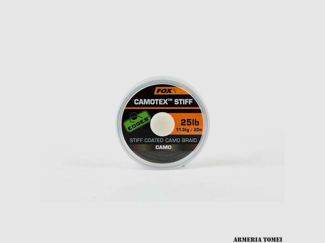 FOX – EDGES™ CAMOTEX STIFF 25lb 11.3kg / 20m