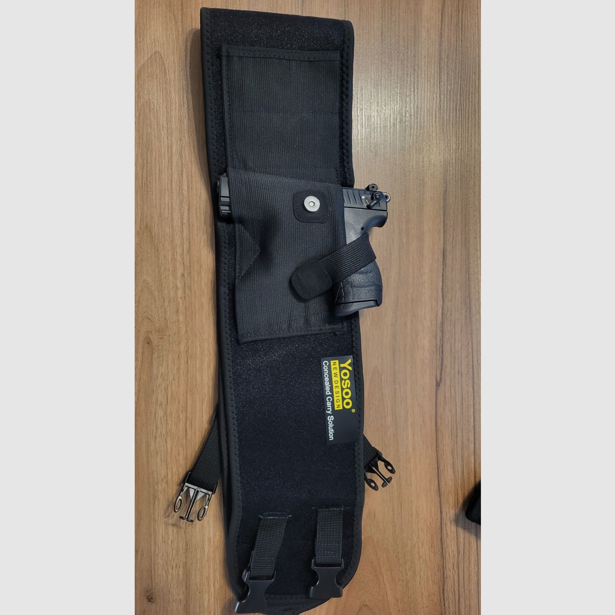 Walther P22 Schreckschusspistole 9 mm P.A.K. + 2 Holster + Munition + Koffer