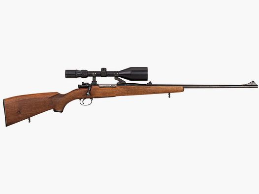 Mauser 98 , ZF Tasco 4-12x56 Abs. Plex, Mauser-Schwenkmontage, 7x64