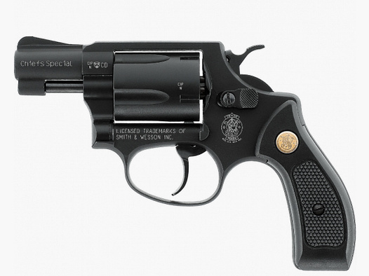 Smith & Wesson Chiefs Special 9mm R.K. - zwarte schreckschuss revolver