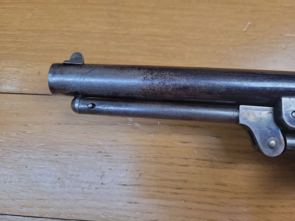 Außergewöhnlicher Starr Revolver Modell 1860 – Militärausführung Kaliber .44 – Einziger Double Action Revolver des Bürgerkriegs – Perfekte Markierungen – 60% seines ursprünglichen blauen Glanzes – Wunderschöne Mechanik und Lauf – Museumsrevolver!, Bild 8 von 22