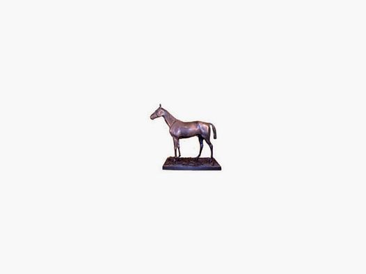 Statua di bronzo Lovergreen Motivo Cavallo Inglese