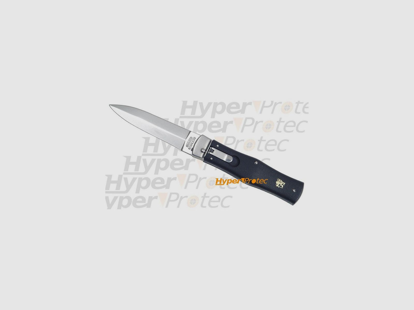 Automatikmesser Mikov Predator mit schwarzem Griff