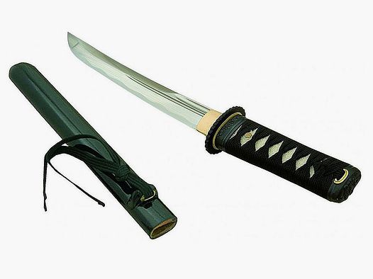 Tanto Fudoshin Tsuru con Saya de madera lacada