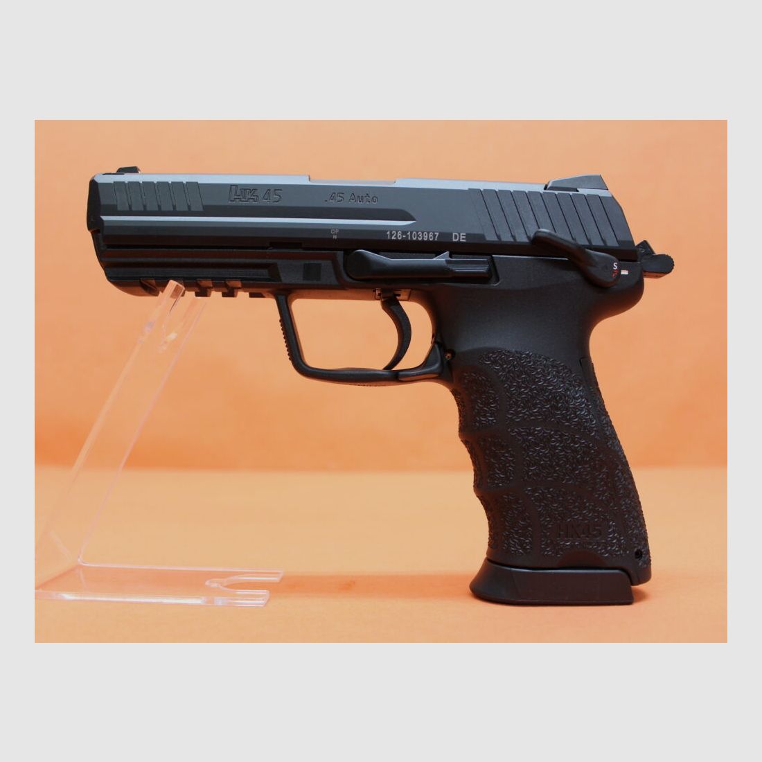 Heckler&Koch Ha.Pistole .45Auto Heckler&Koch HK45 Full Size (V1) 113mm Polygonlauf/ 3-Dot Visierung (.45ACP)