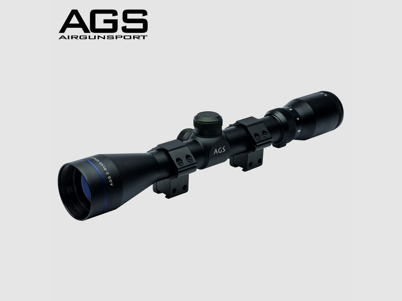 AGS Richtkijker Cobalt 3-9x40mm Mil-Dot, afbeelding 4 van 4