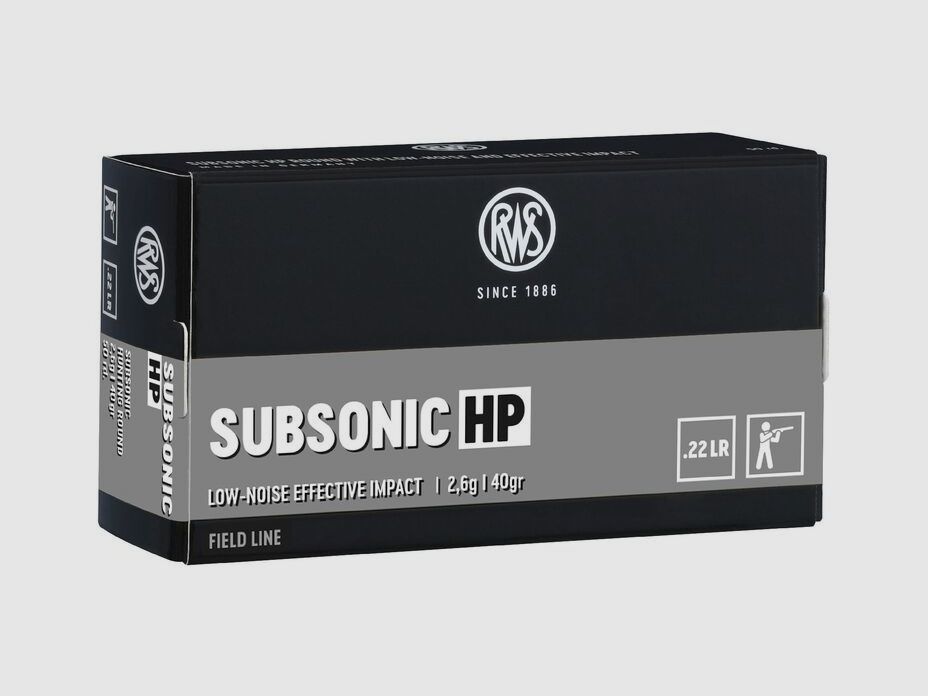 Munition RWS Subsonic 2.6g .22 LR