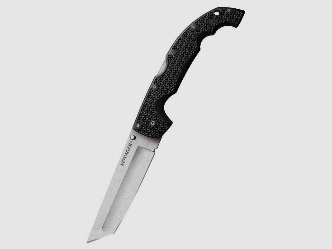Cold Steel Voyager Tanto XL Taschenmesser, Glatte Schneide, AUS 10A