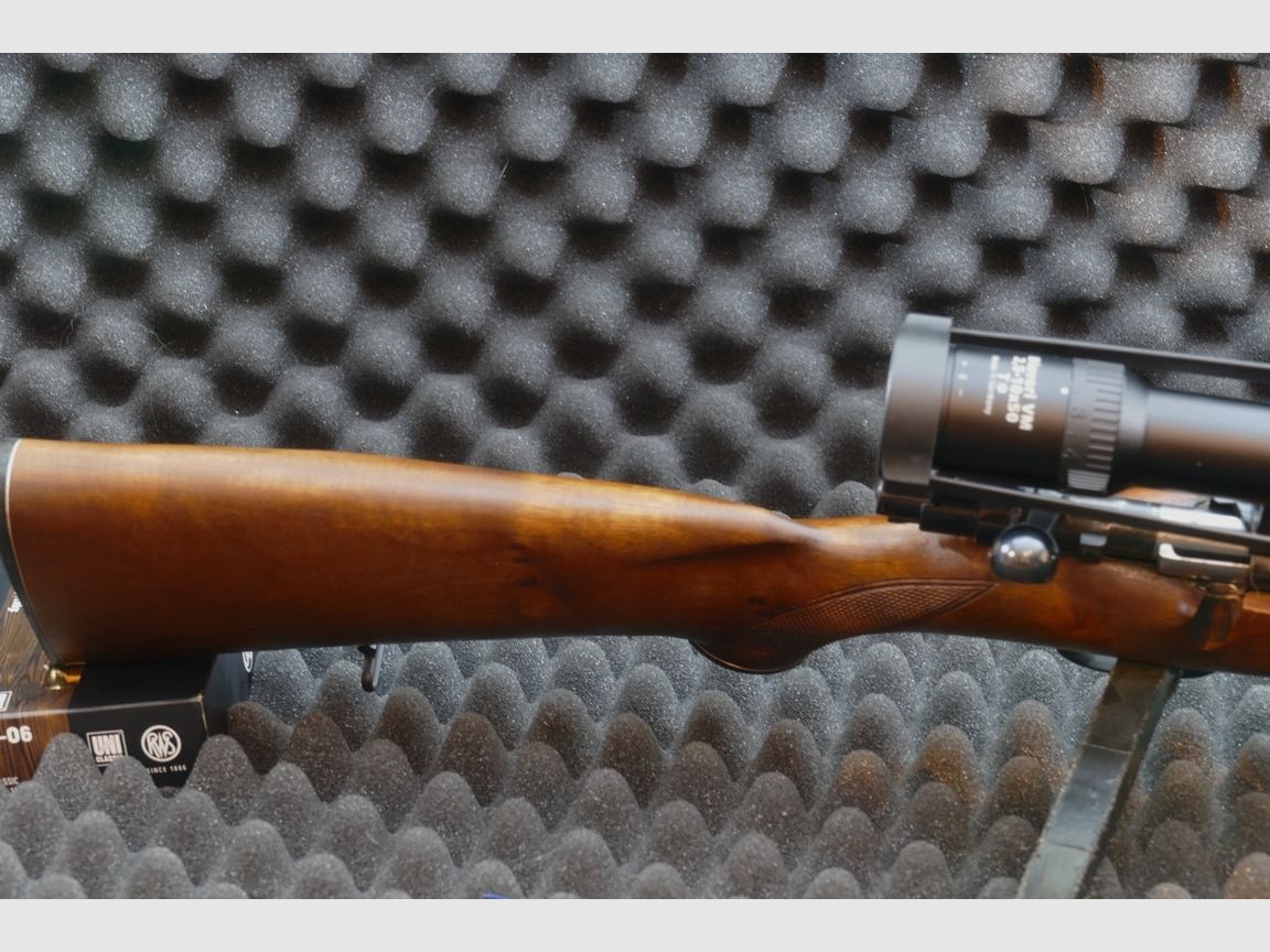 Carabine à répétition, système 98, fabricant Luger, modèle L99, 30-06Spr, montage EAW pour rail intérieur Zeiss