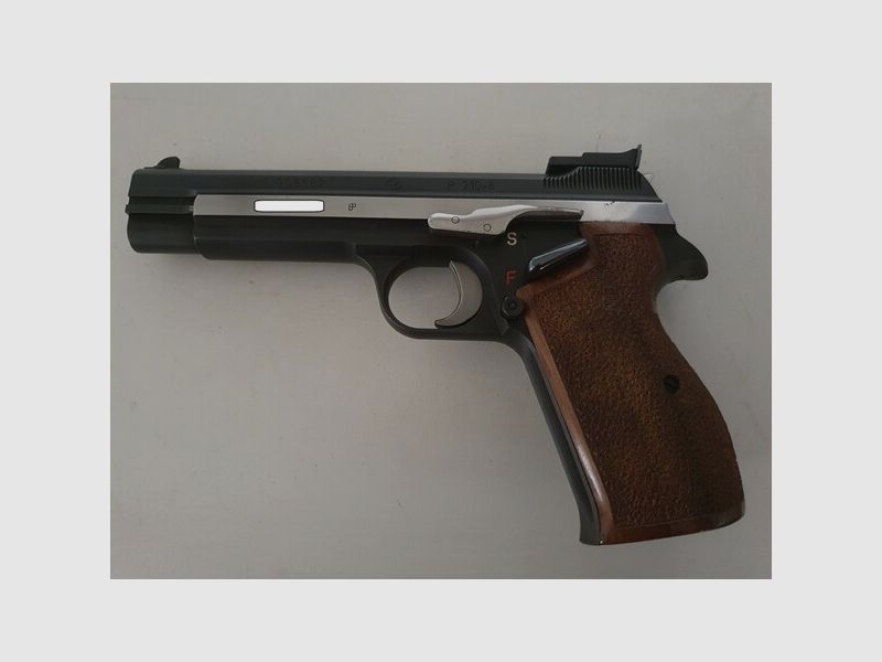 Sportpistole SIG Hämmerli, Modell 210/6, Kaliber 9mm Para, 5 Zoll