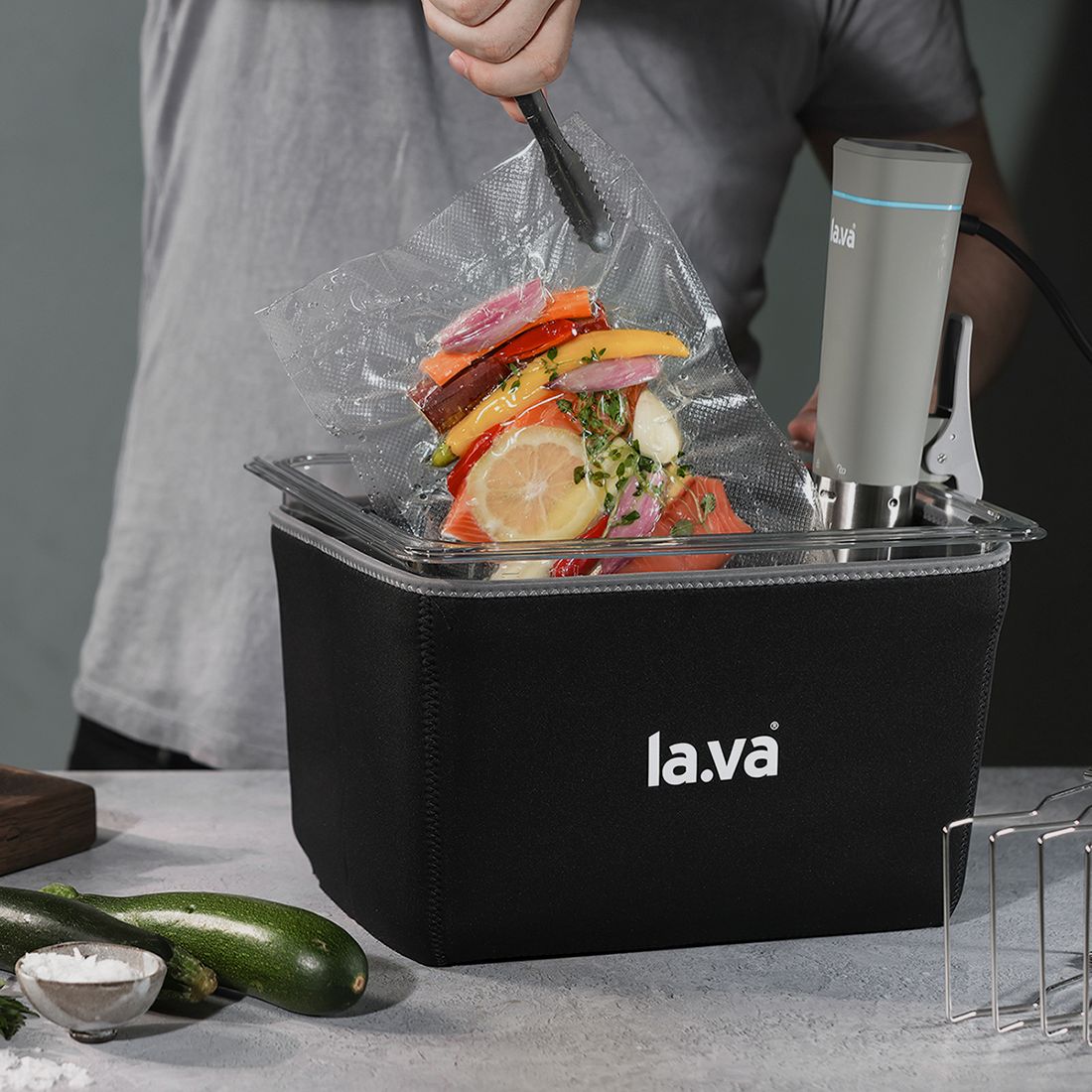 XXL Sous-Vide Set Edelstahl, Bild 2 von 2