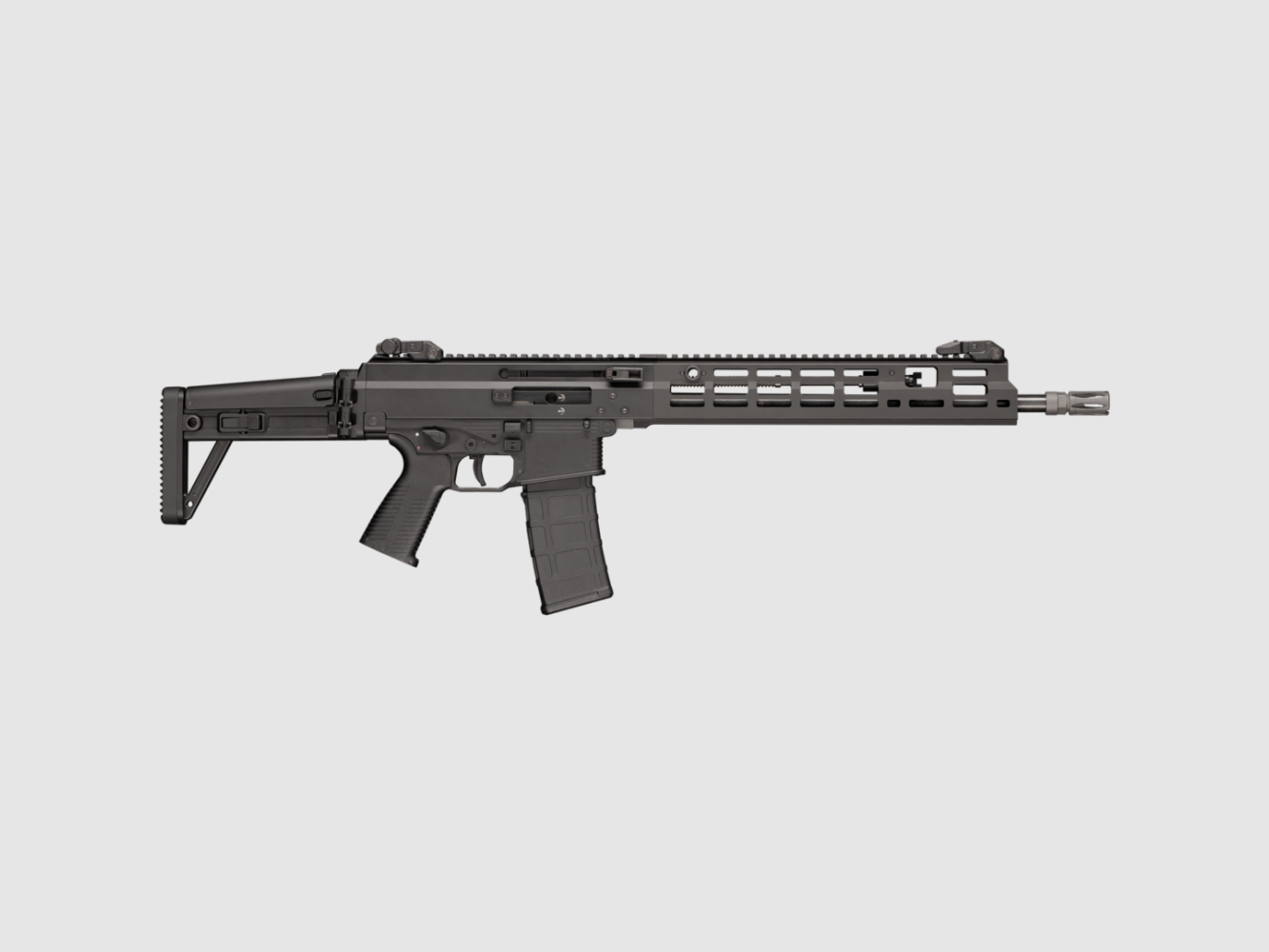 B&T Selbstladebüchse APC223 PRO, .223 Rem, 420mm, langer Handschutz