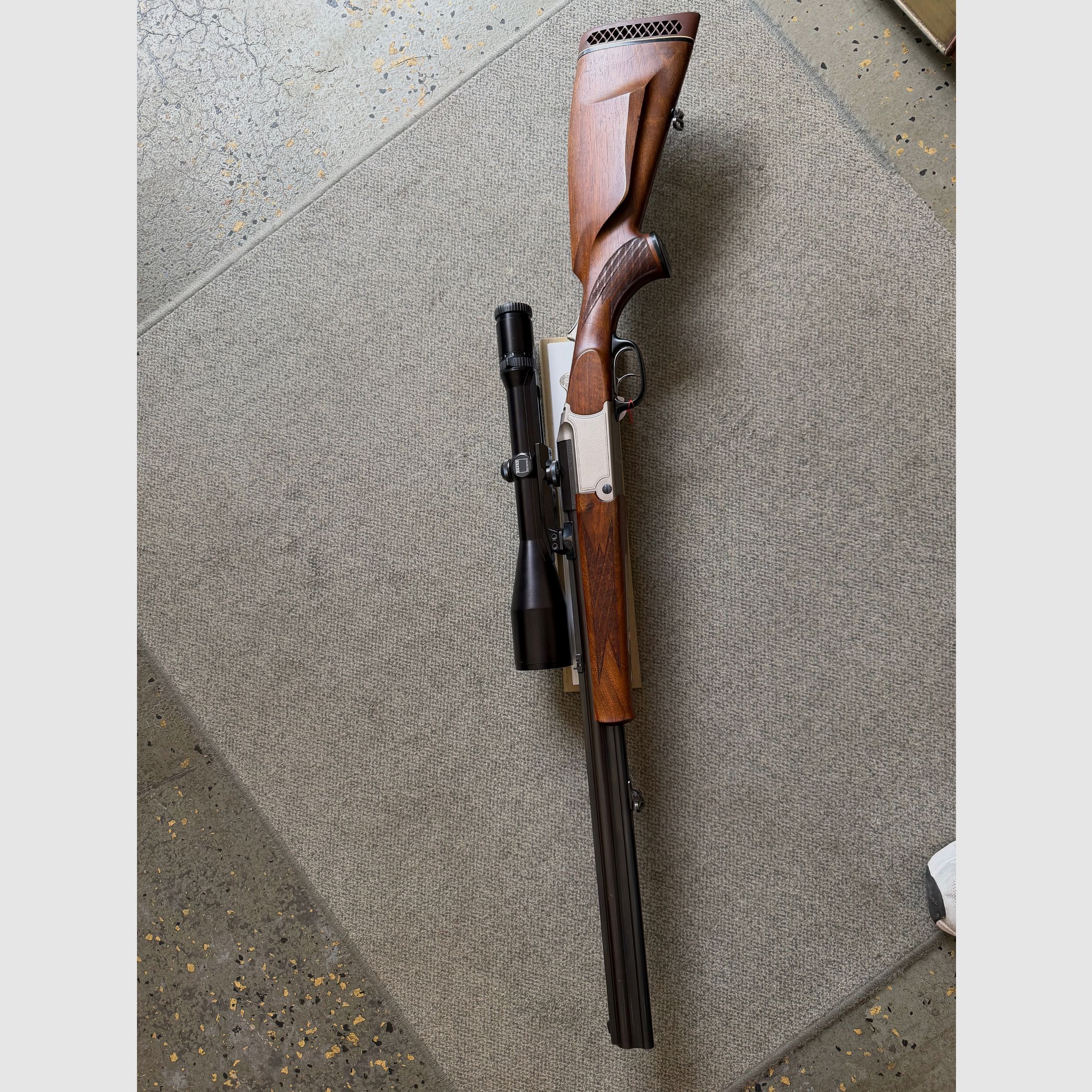 Blaser Bockbüchsflinte 30R Blaser mit Schwenkmontage 