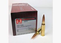 Hornady BTHP Match 10.9g/168grs à50 .308 Win