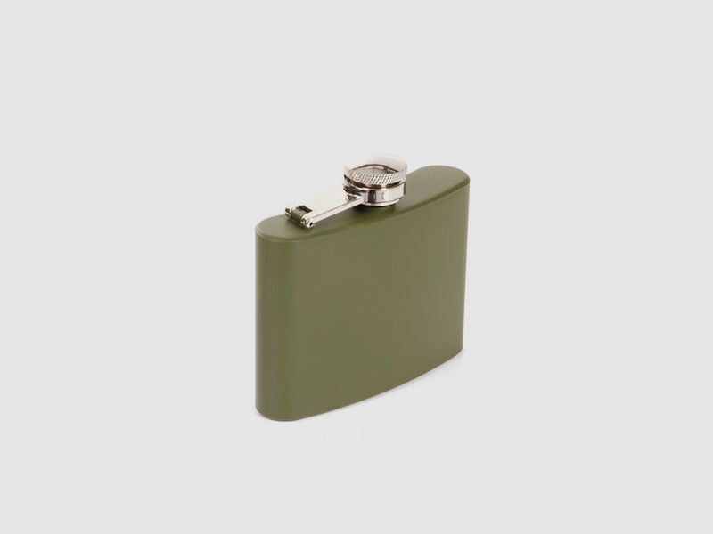 Taschenflasche 4 Unzen Grün, Bild 1 von 3