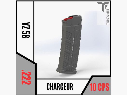 TI Ladegerät Kompatibel VZ 58 .222REM gebrückt 10 Schuss Kat C