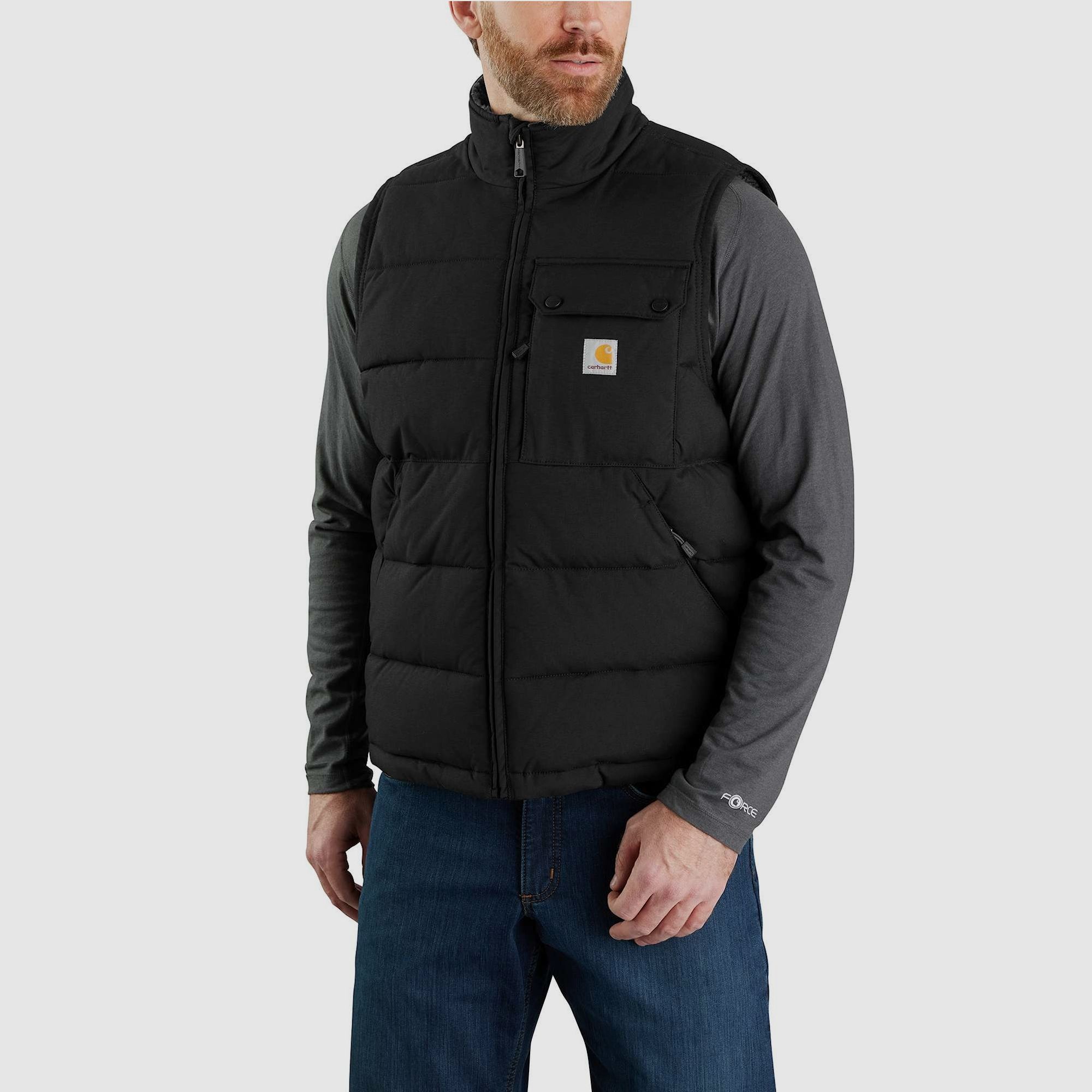Carhartt Midweight Lined Vest Mens Black L