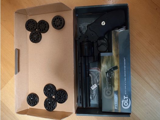 Colt Python .357 CO2 4,5 BB und Diabolo