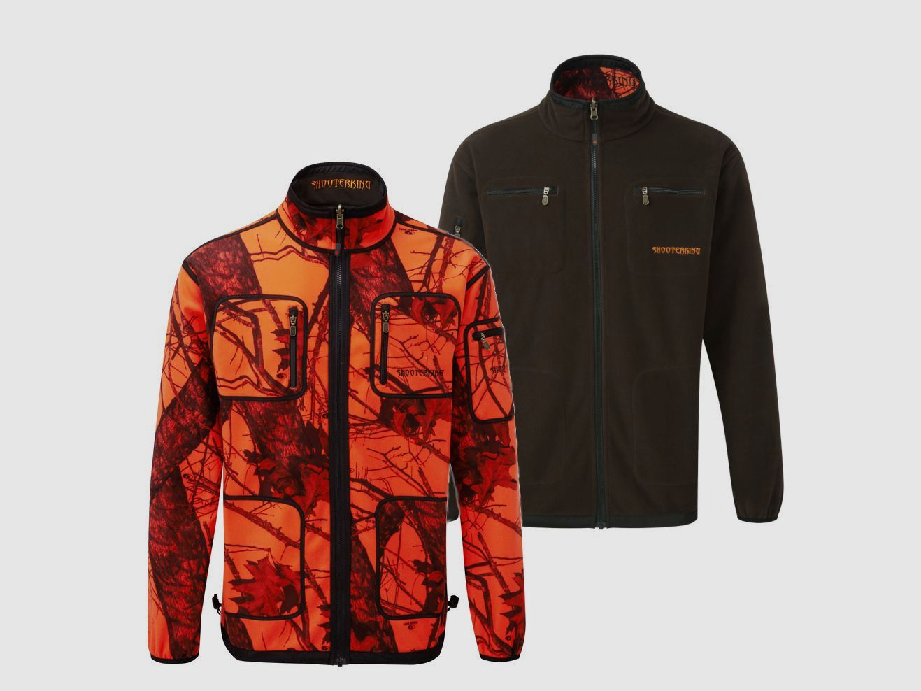 ShooterKing Softshell Jacke Signaljacke Mossy Blaze Orange Camo S
