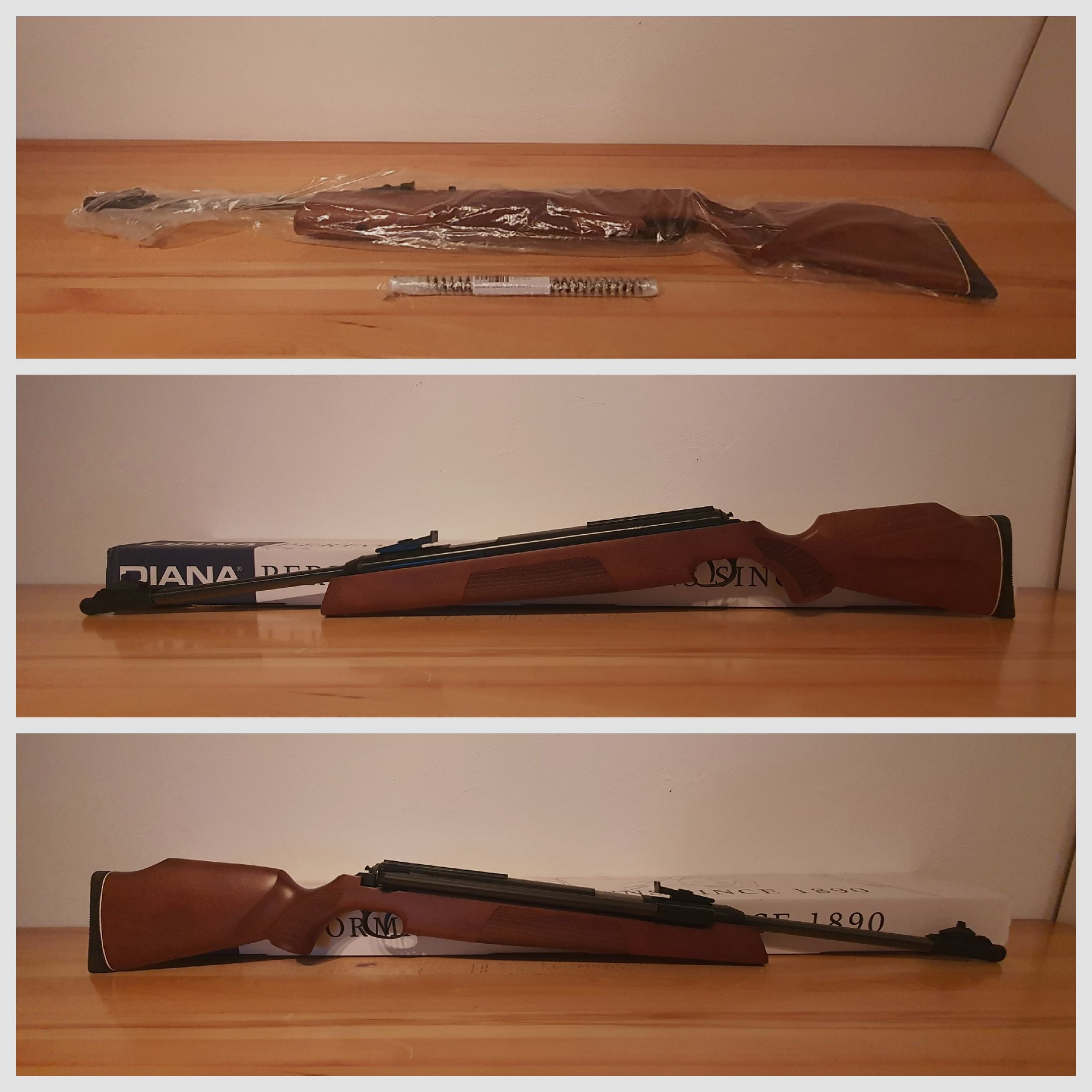 Diana 54 Airking air rifle in caliber 4.5 mm (fixed barrel / side lever)