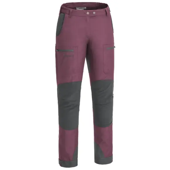 Pantalon Caribou TC-Lite Bordeaux et Gris pour Femme Pinewood, image 1 sur 4