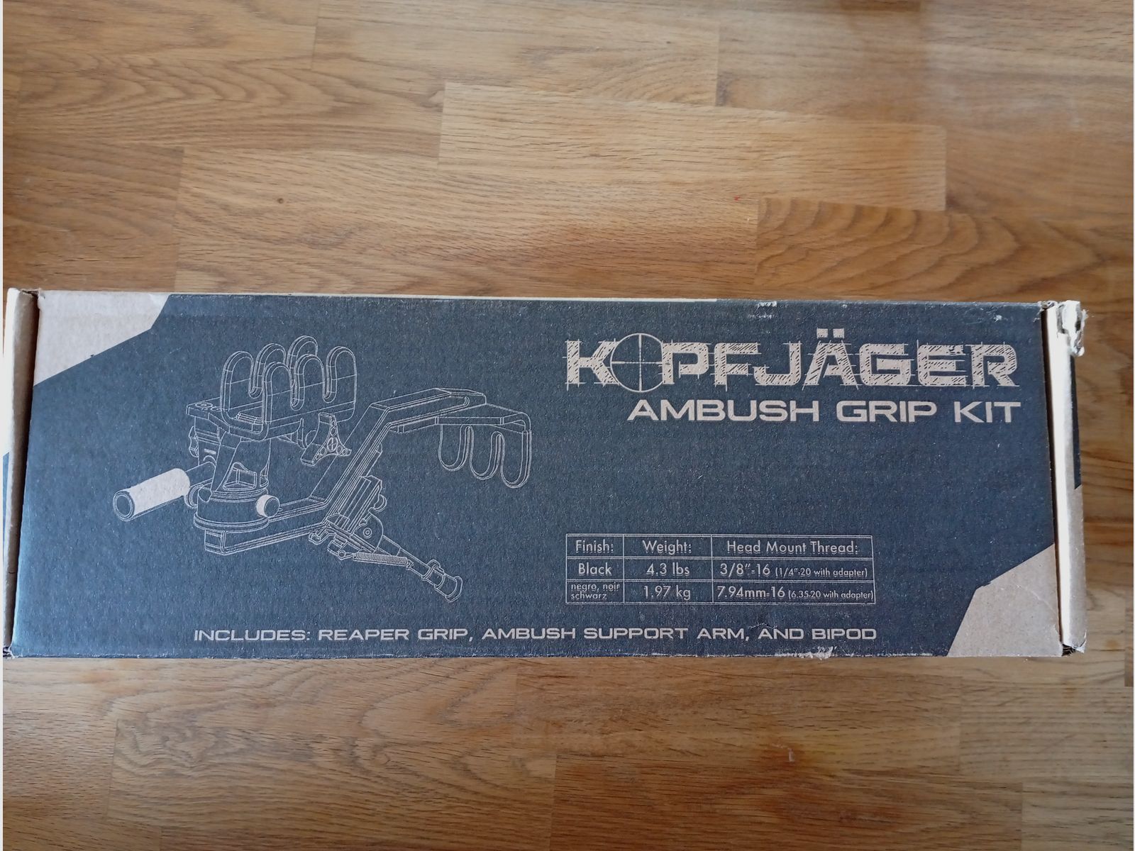 Kopjager Hinterhalt handgreepset